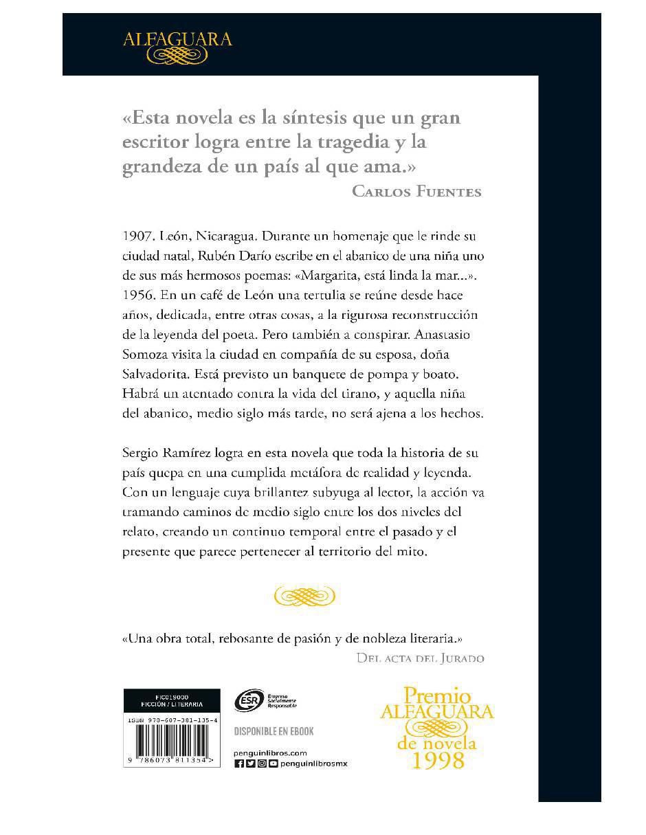 Libro Margarita, está linda la mar de Sergio Ramirez 2