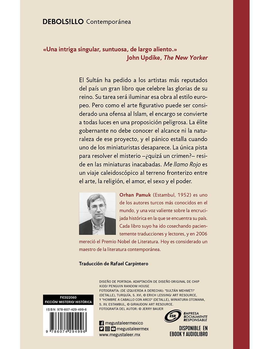 Libro Me llamo rojo de Orhan Pamuk 2