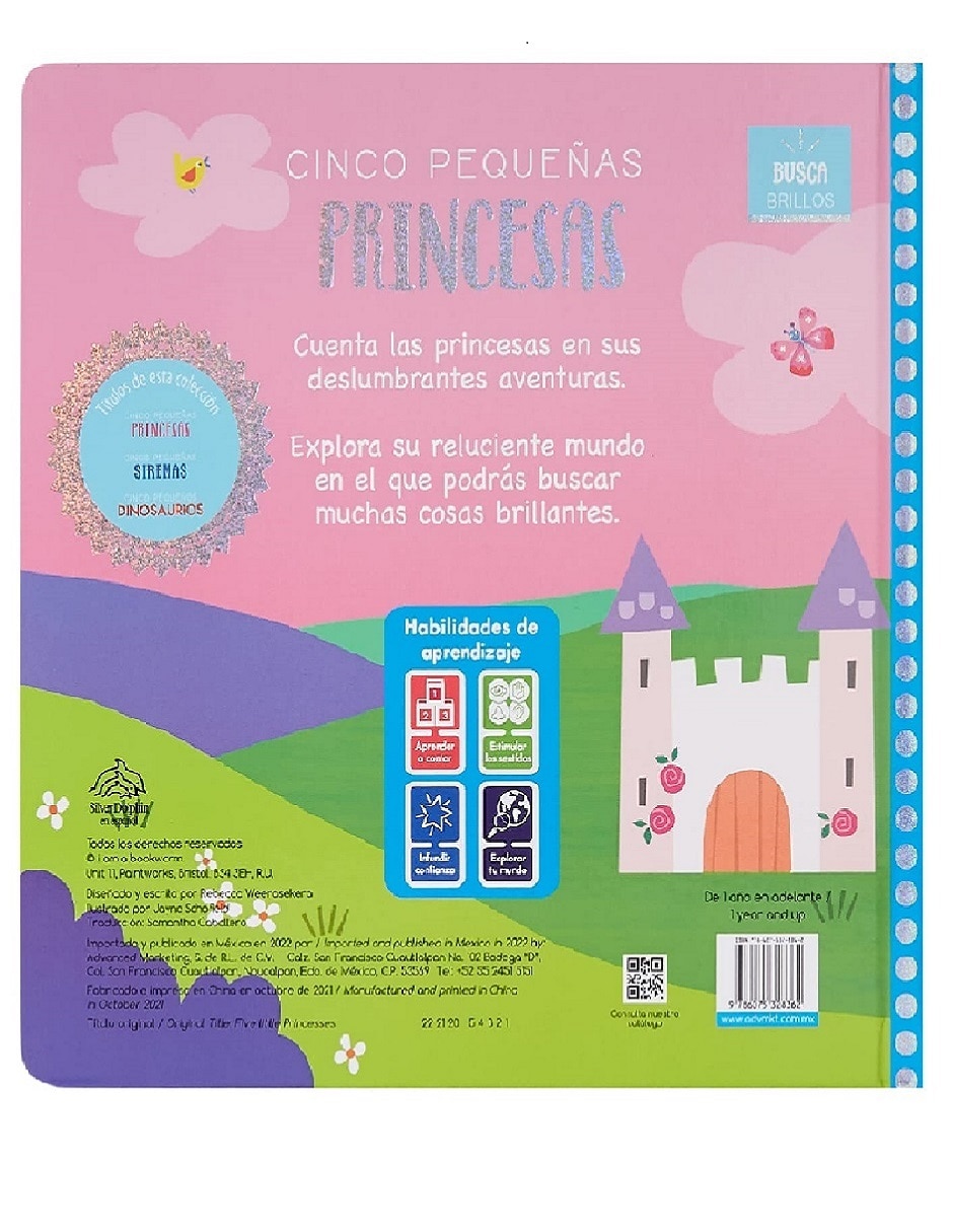 Libro Cinco pequeñas princesas de Rebecca Weerasekera 2
