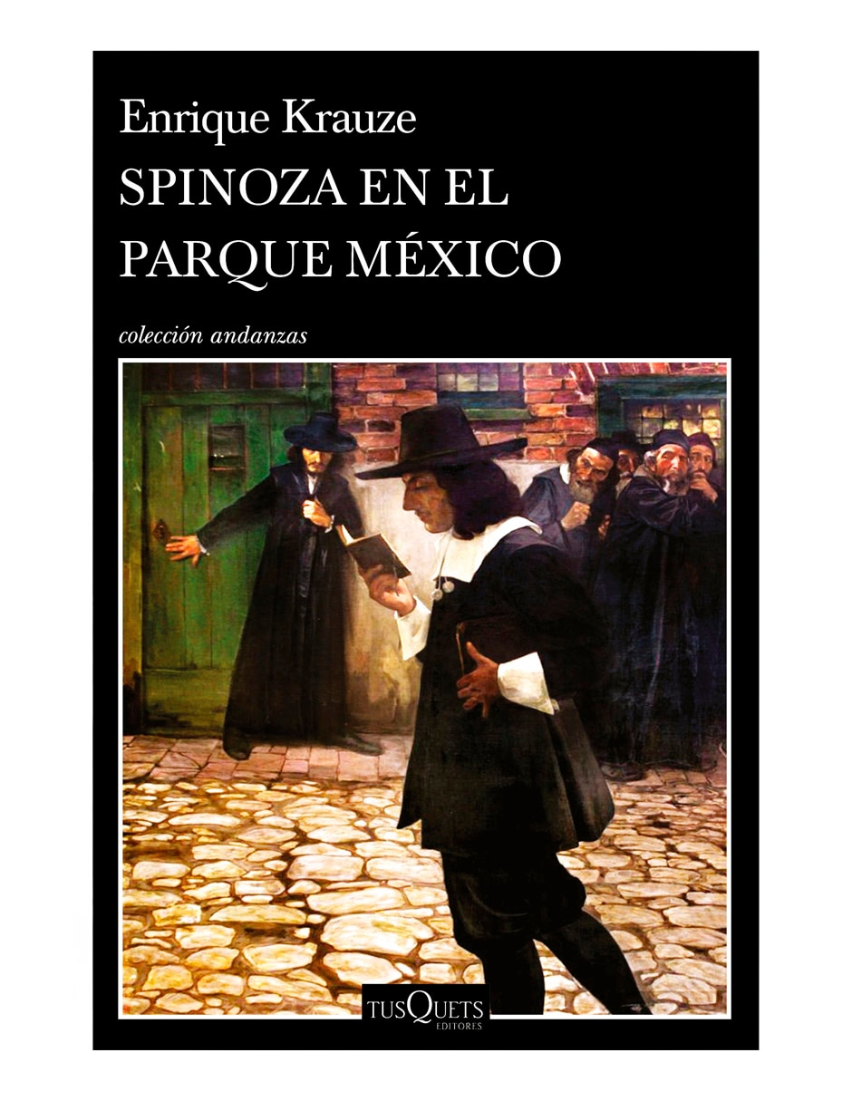 Libro Spinoza en el parque méxico de Enrique Krauze