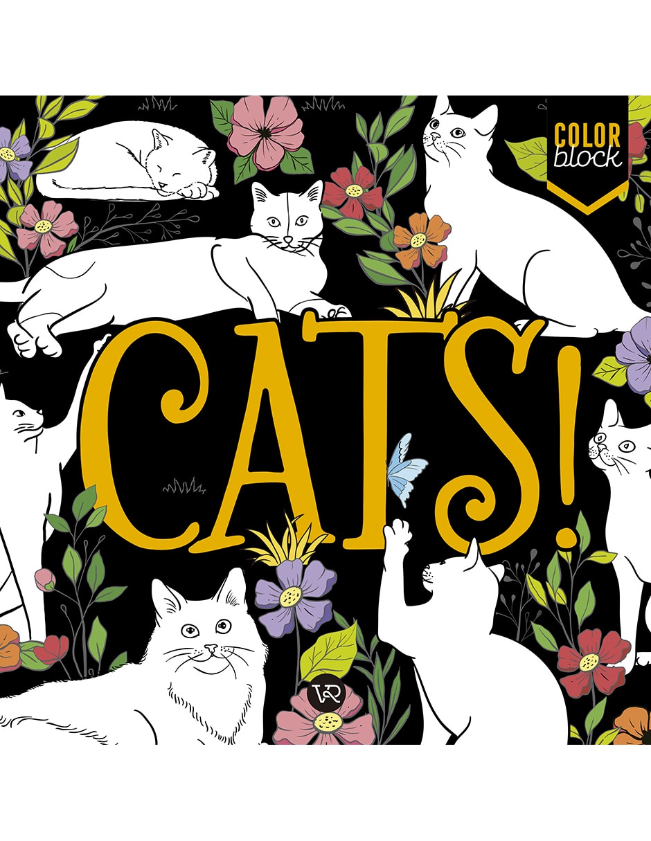 Libro Color Block Cats de Carolina Marando