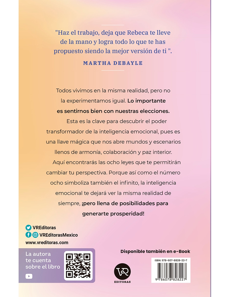 Libro Las ocho leyes de la inteligencia emocional de Rebeca Muñoz 2
