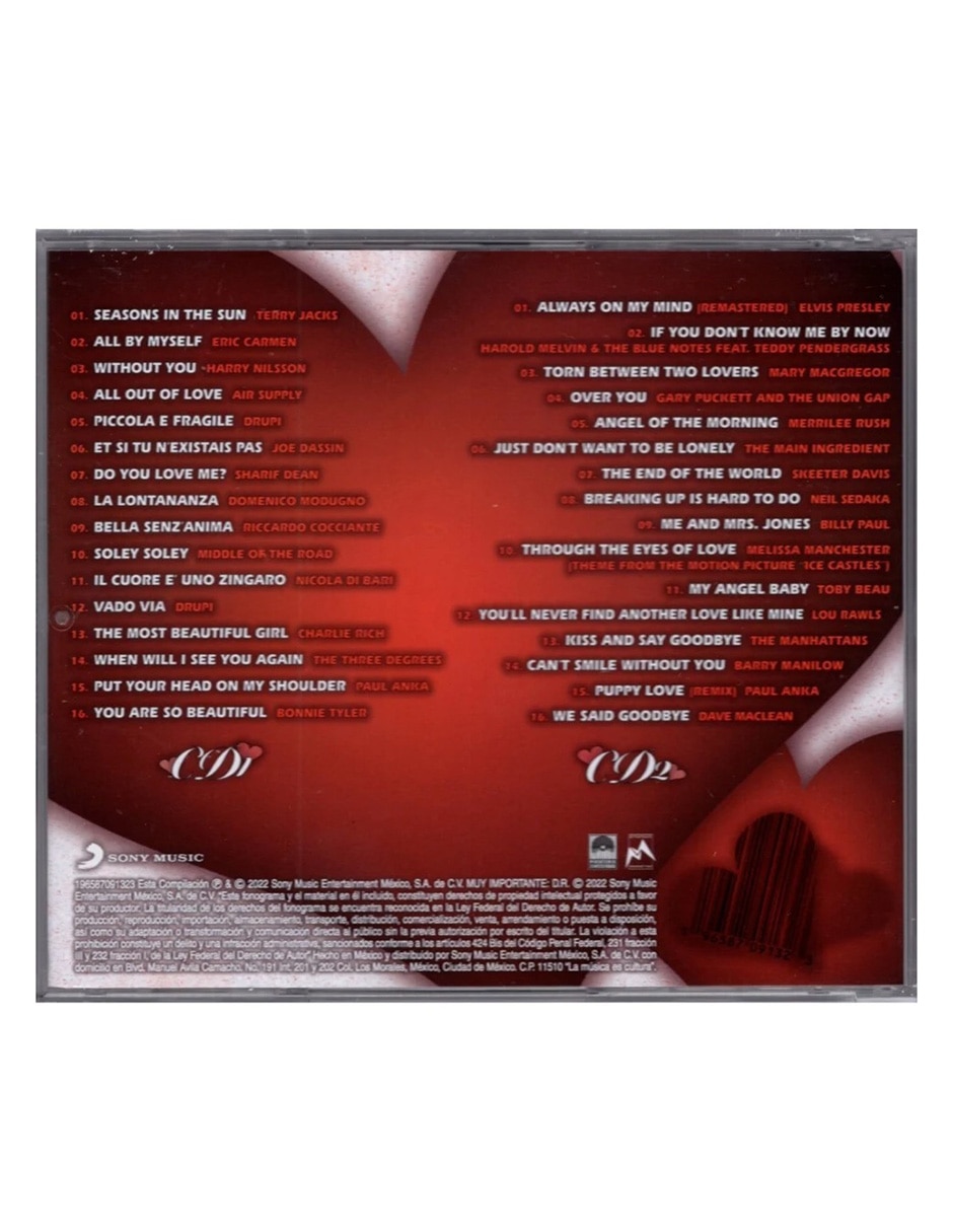 The Best Of Memories Of Love de Terry Jacks/ Eric Carmen/ et. al. CD 2