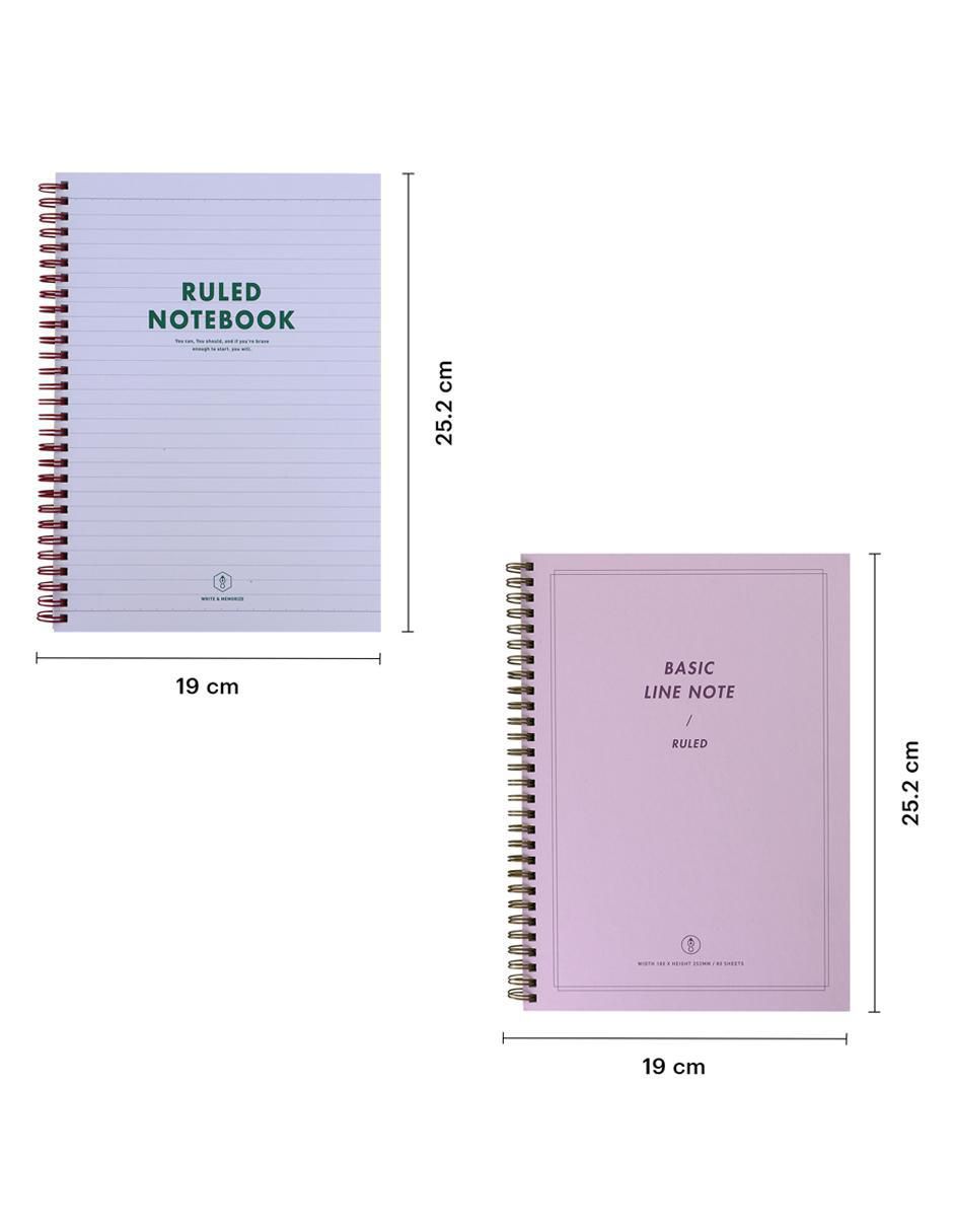 Libreta hoja rayada 8