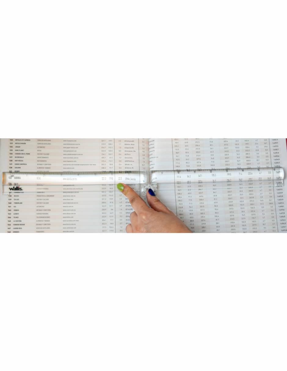 Regla plegable con lupa 2