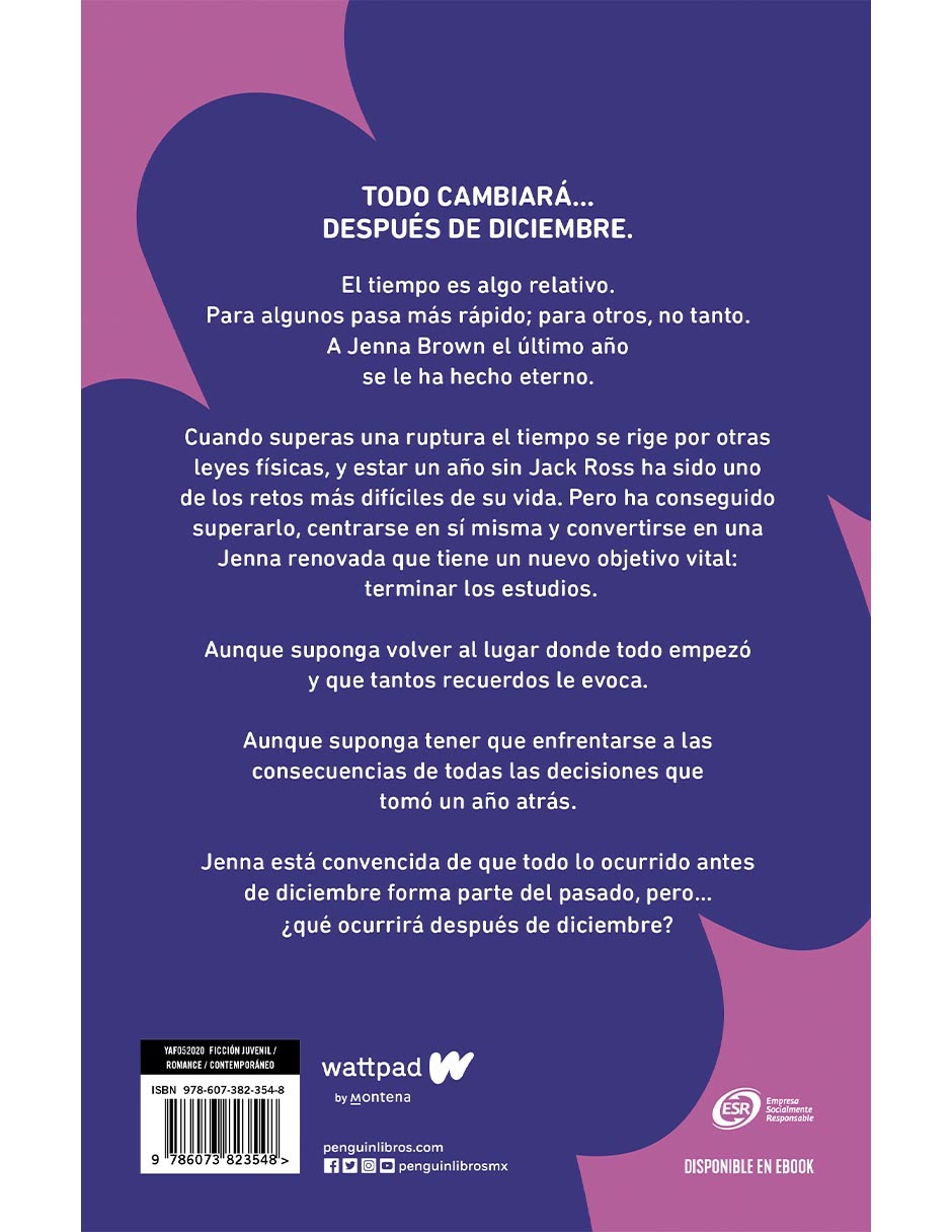 Libro Después de diciembre (antes de diciembre 2) de Joana Marcús 2