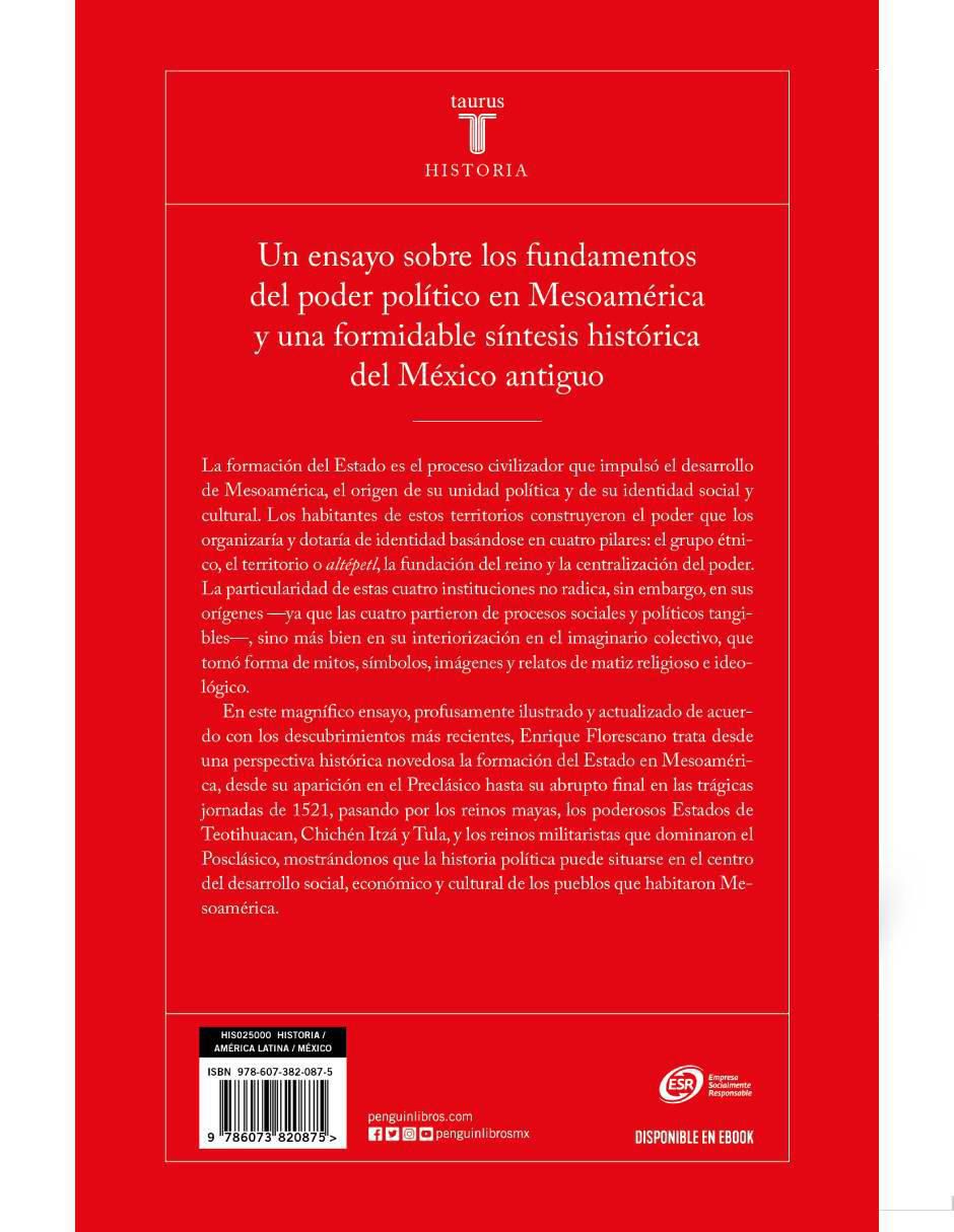 Libro Los orígenes del poder en mesoamérica de Enrique Florescano 3