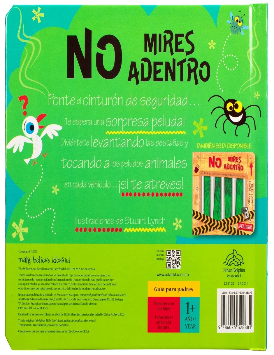 Libro No mires dentro ¡cuidado! los animales van manejando de Varios 2