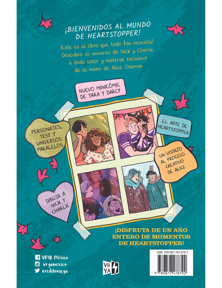 Libro Heartstopper el anuario de Alice Oseman 2