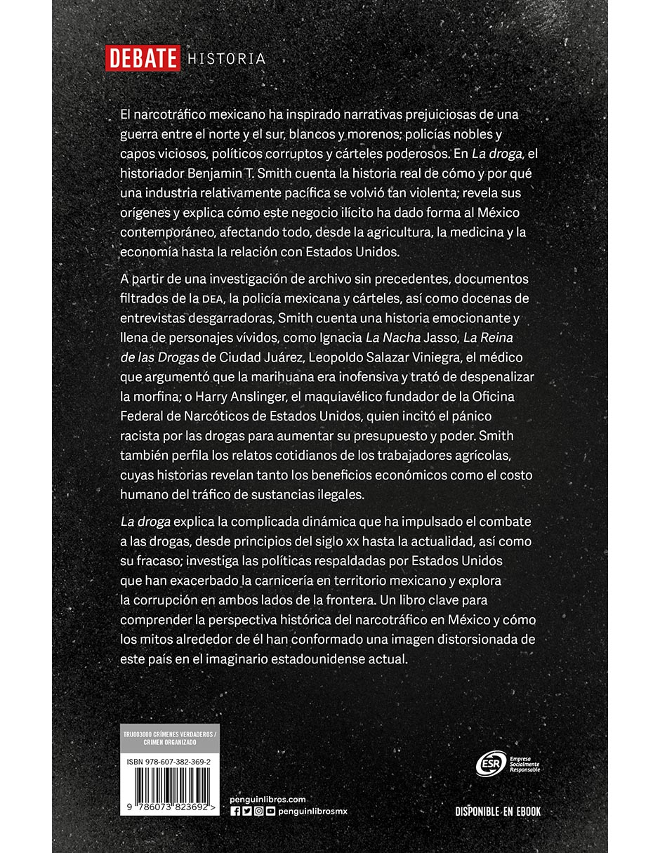 Libro La droga de Benjamin T. Smith 2