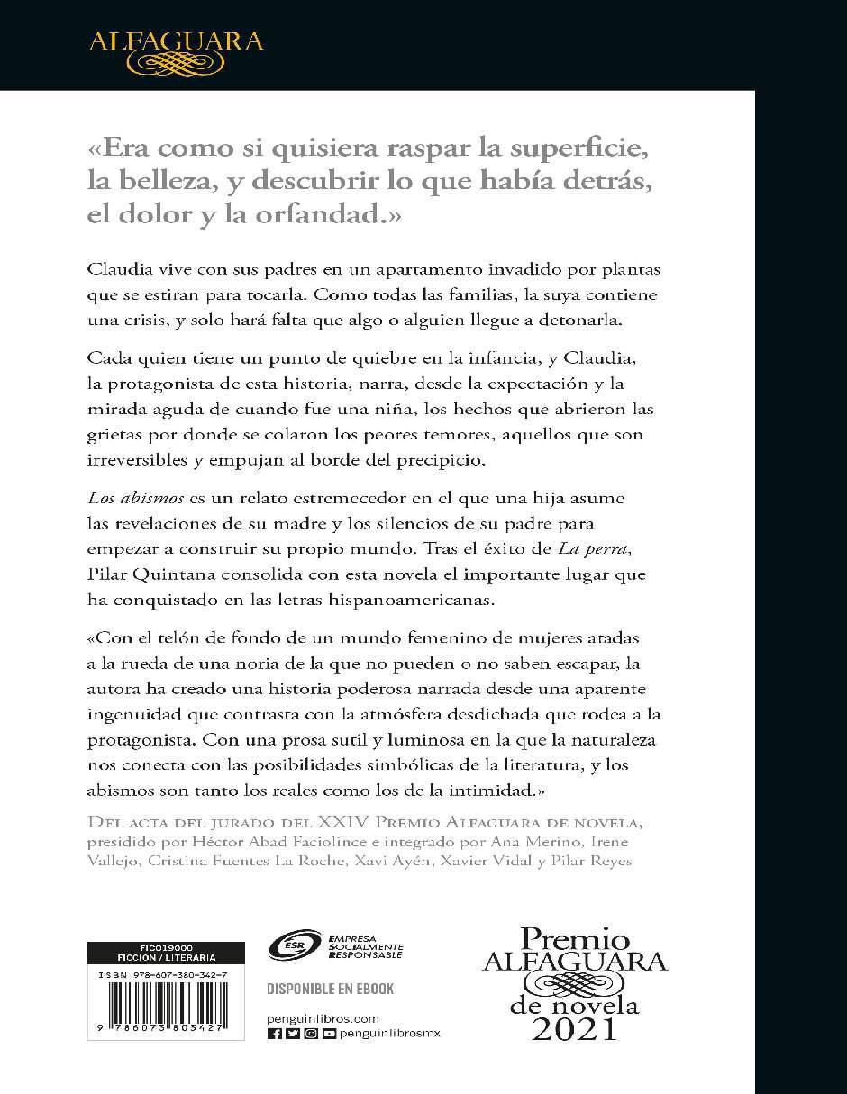 Libro Los abismos de Pilar Quintana 2