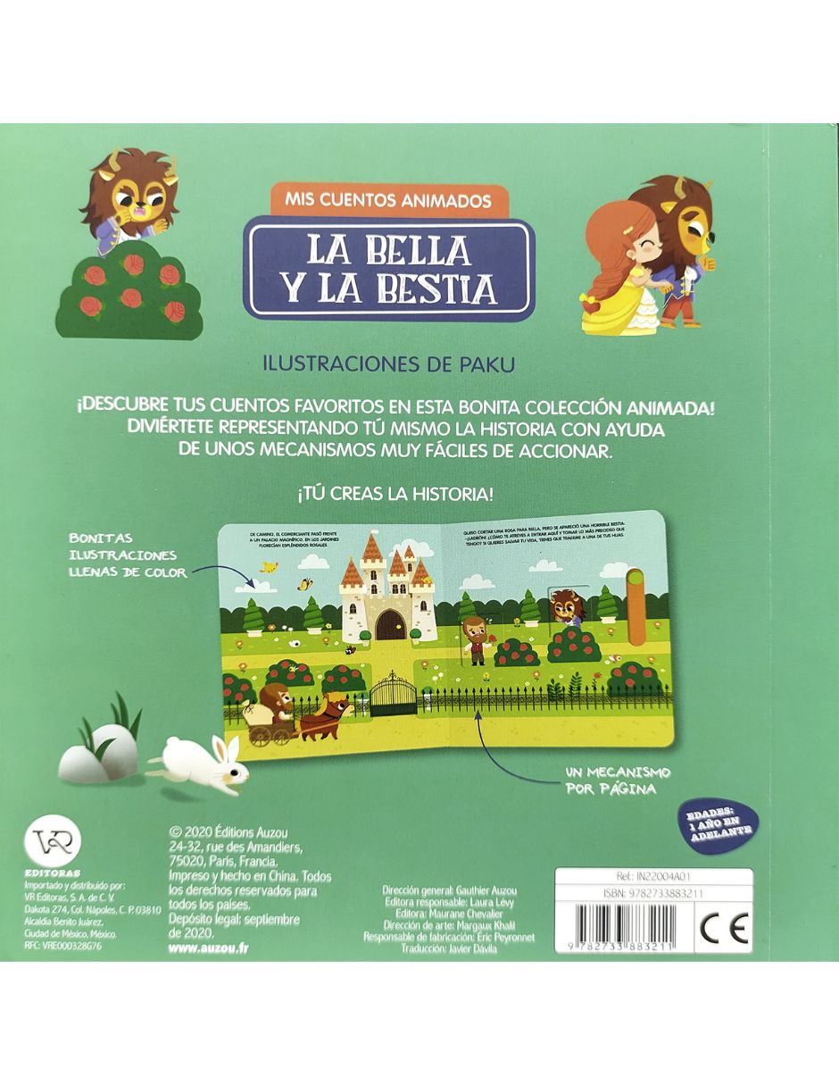Libro La bella y la bestia de Paku 2