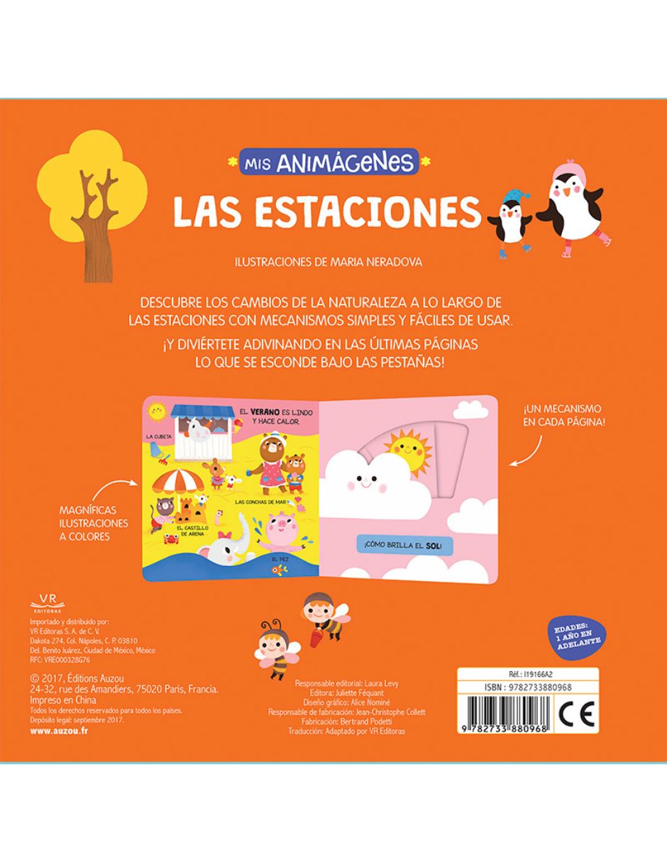 Libro Mis animágenes: las estaciones de Ilustradora María Neradova 2