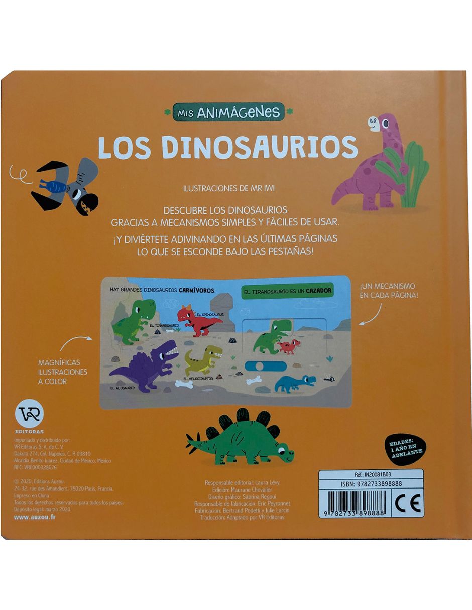 Libro Mis animágenes: los dinosaurios de Mr Iwi 2