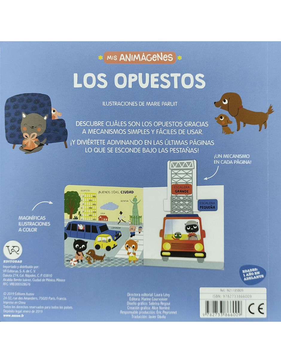 Libro Mis animágenes: los opuestos de Marie Paruit 2