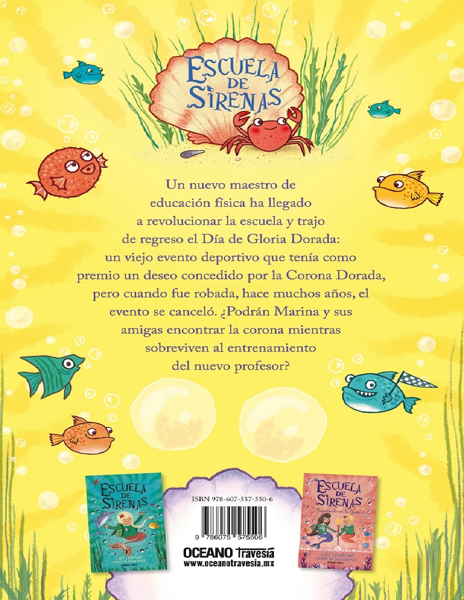 Libro Escuela de sirenas 3: en sus marcas, listas ¡naden! de Lucy Courtenay /Sheena Dempsey