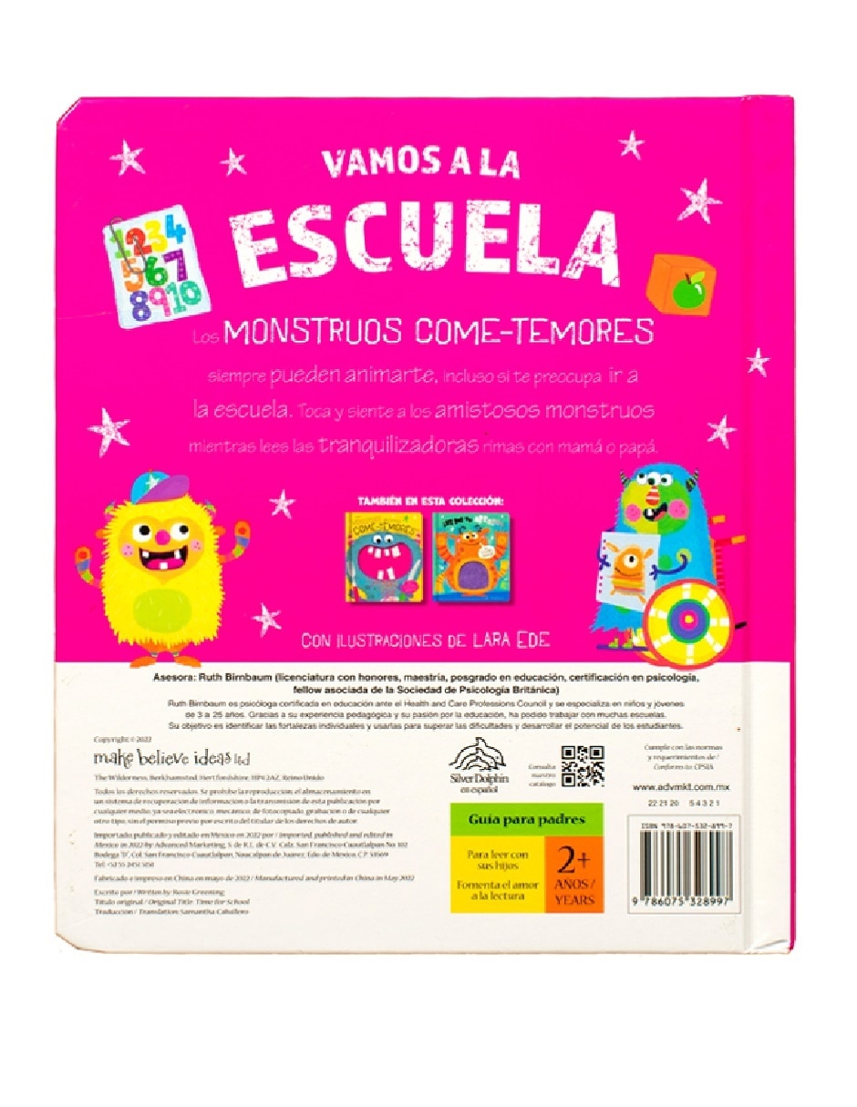 Libro Cuento con textura para tocar y sentir: vamos a la escuela de Varios 2