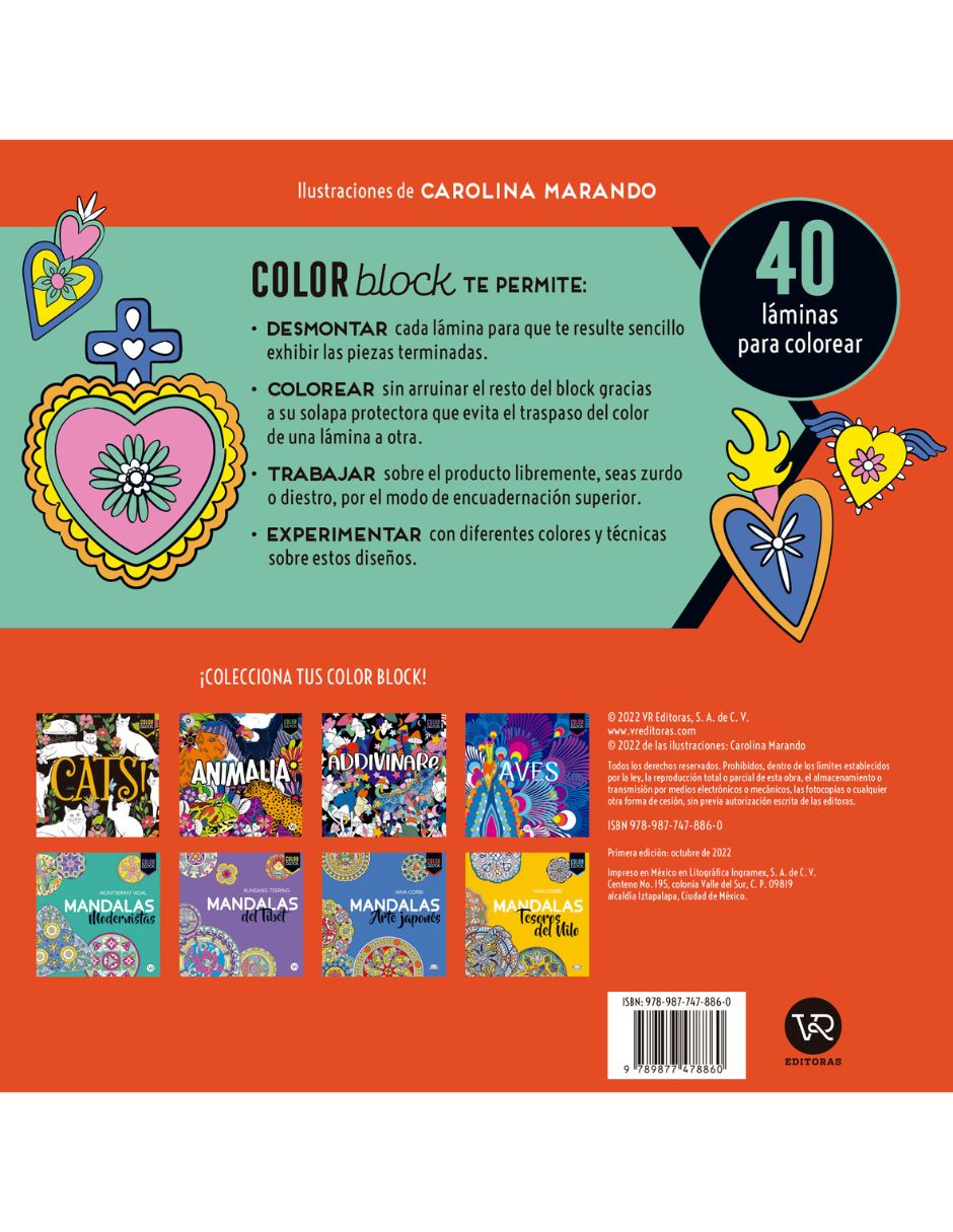 Libro Color block milagritos de Carolina Marando 2