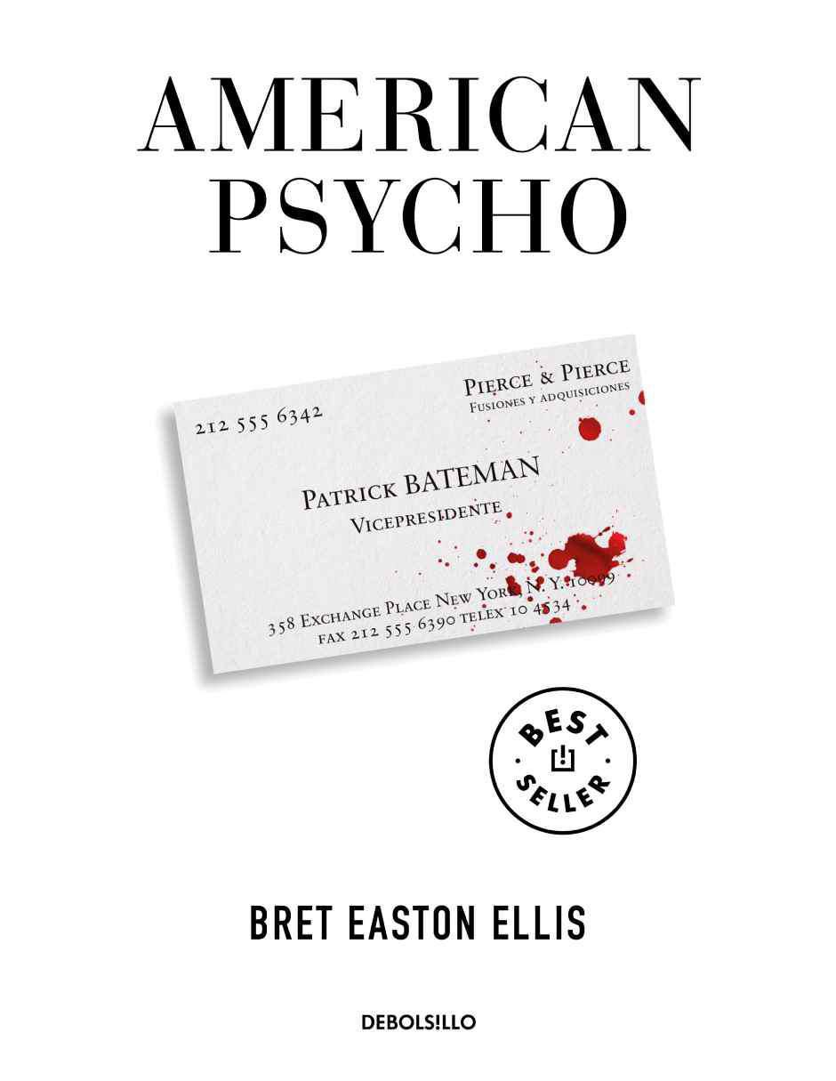 Libro American psycho de Bret Easton Ellis