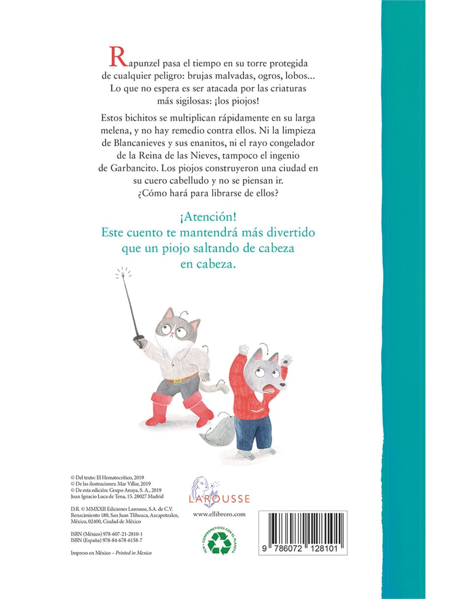 Libro Rapunzel con piojos de López, miguel ángel (el hematocrítico) 2