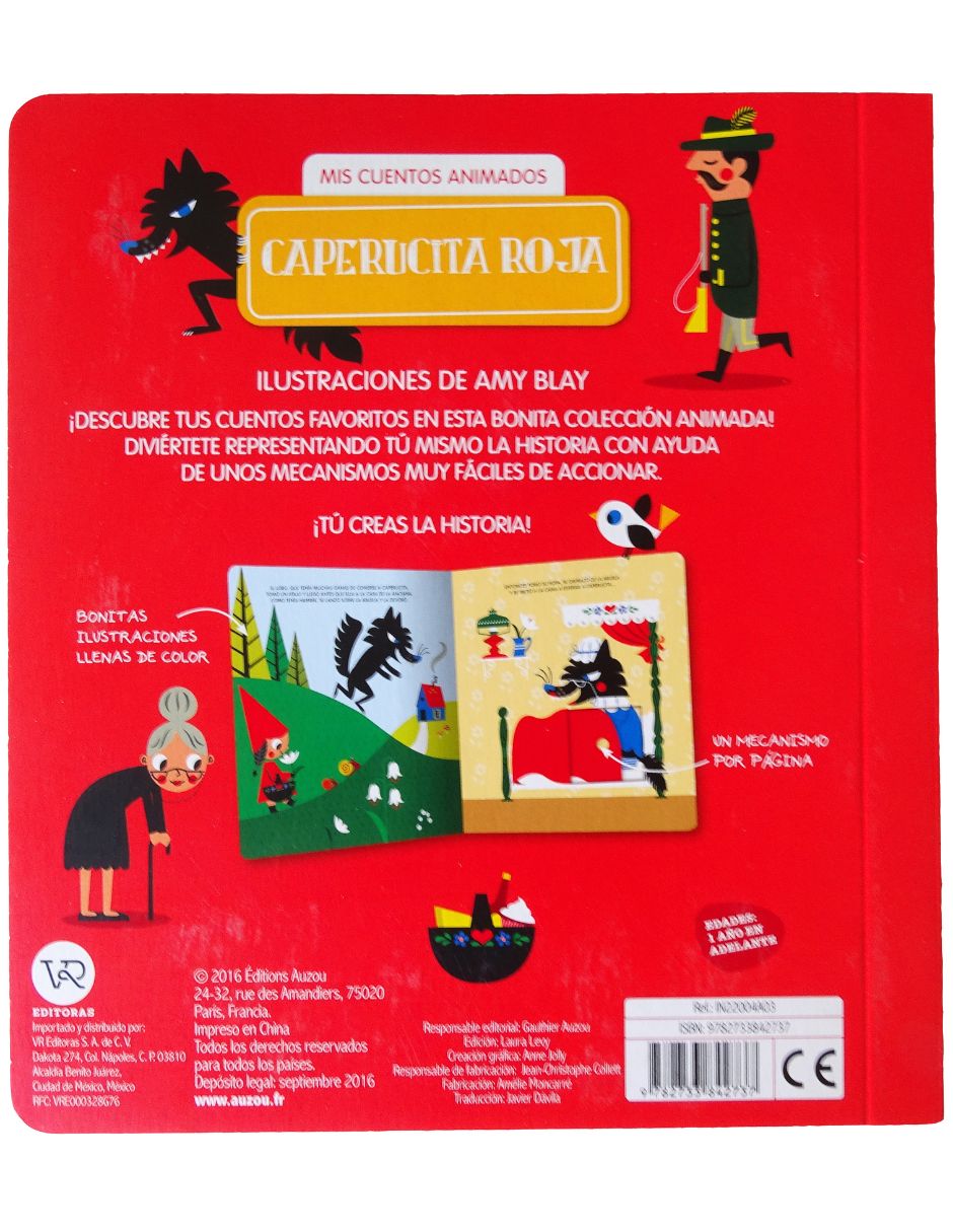 Libro Caperucita roja de Amy Blay 2