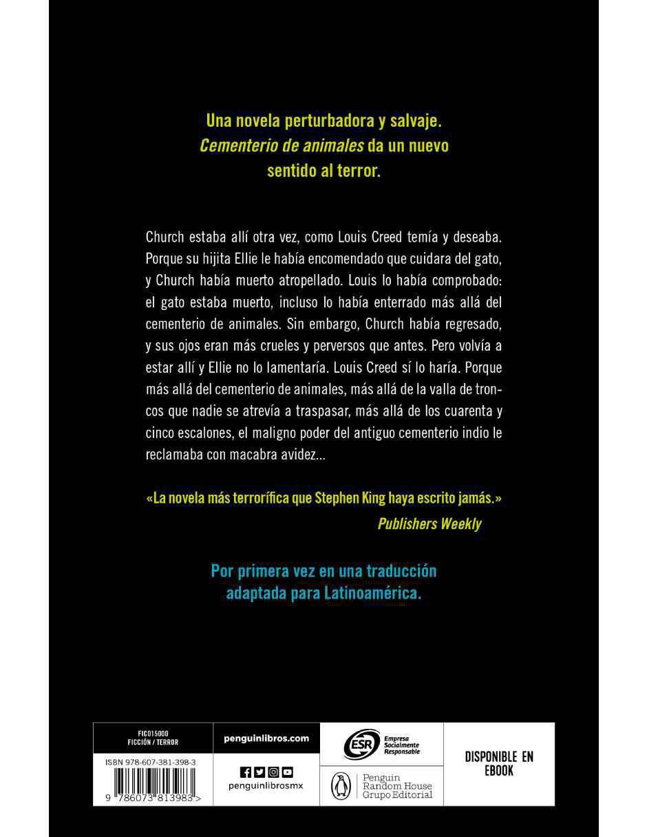 Libro Cementerio de animales de King Stephen 2