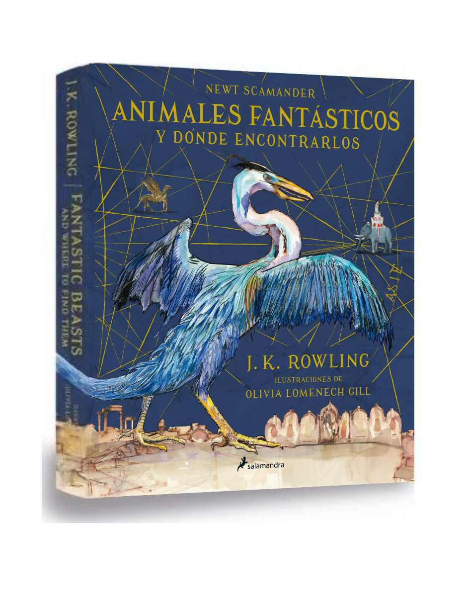 Libro Animales fantásticos y dónde encontrarlos de J.K. Rowling 2