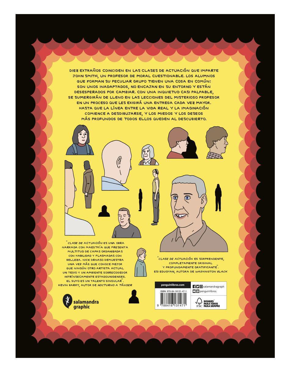 Libro Clase de actuación de Nick Drnaso 2