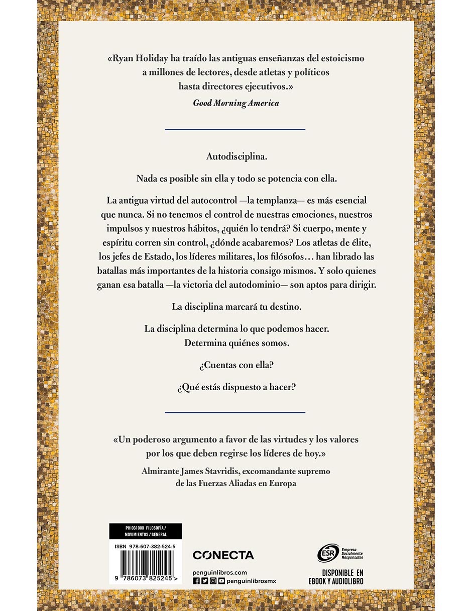 Libro La disciplina marcará tu destino de Ryan Holiday 2