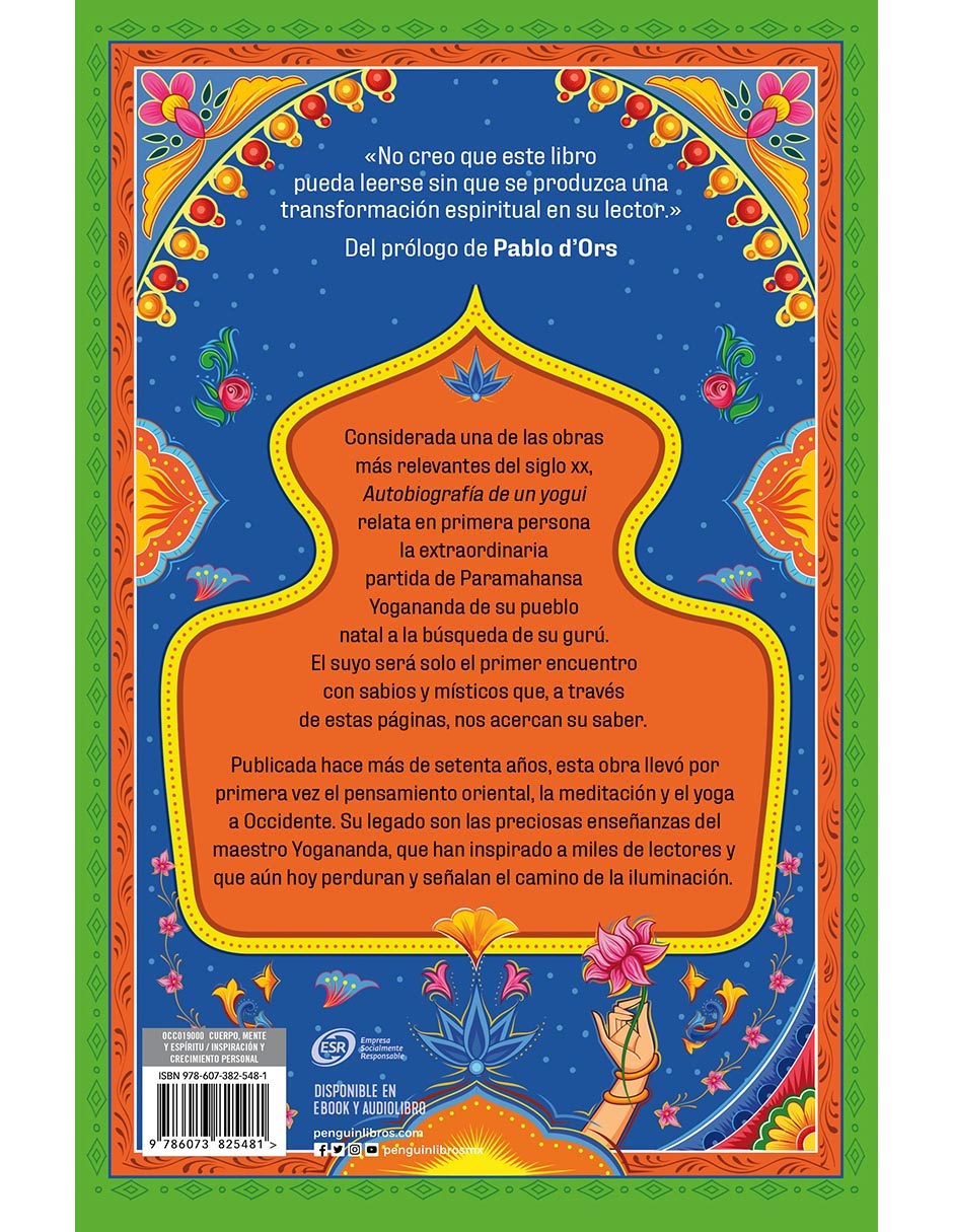 Libro Autobiografia de un yogui de Paramahansa yogananda 2