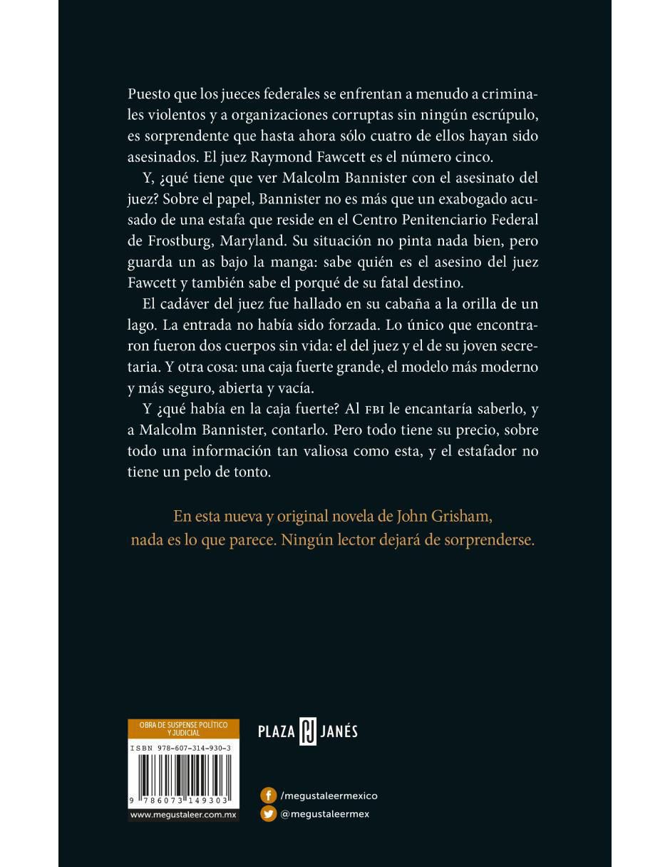 Libro El Estafador de John Grisham 2