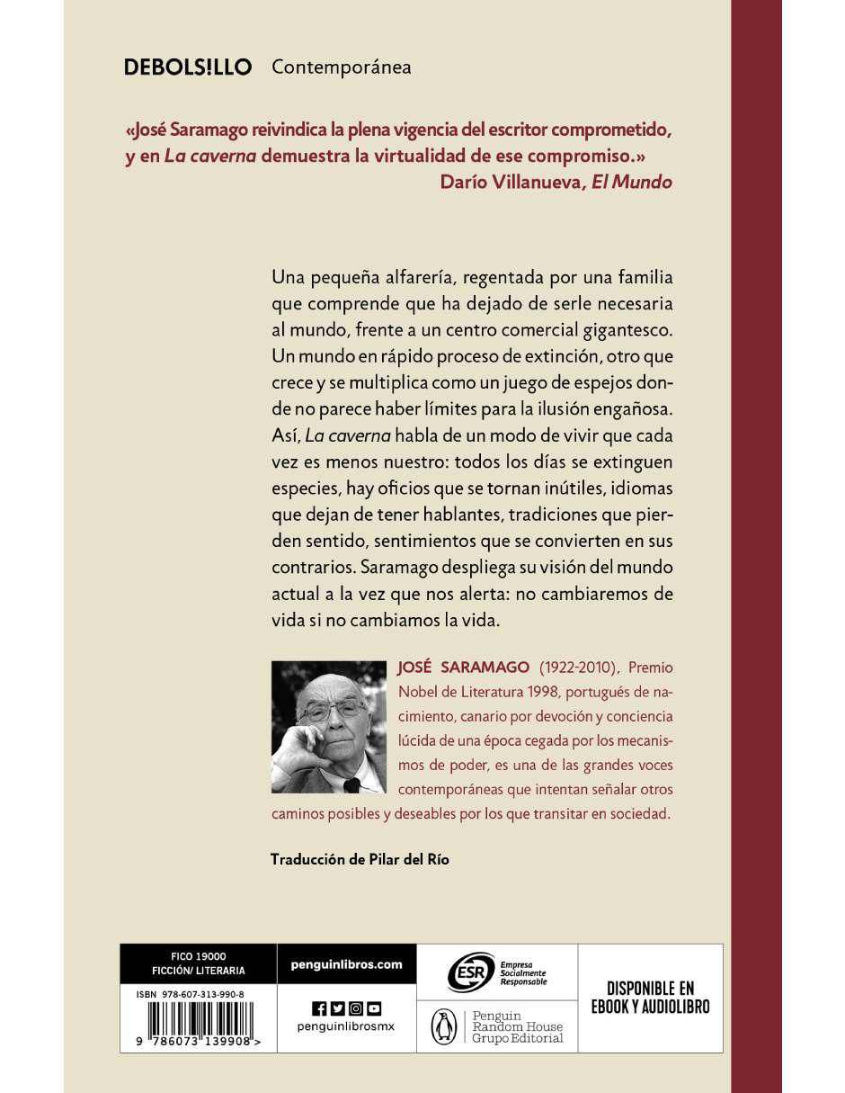 Libro La caverna de Jose Saramago 2