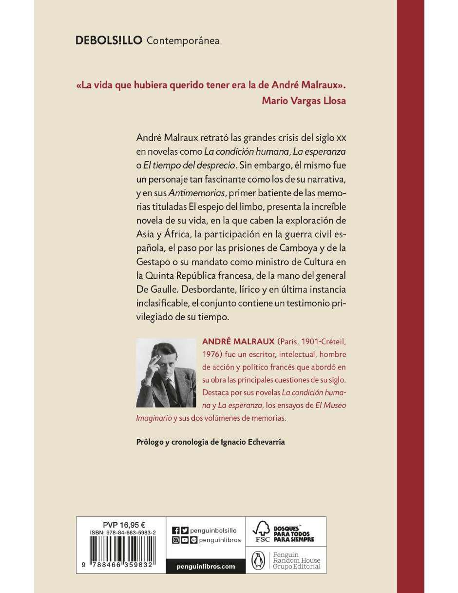 Libro Antimemorias. El Espejo del Limbo I de Malraux Andre 2