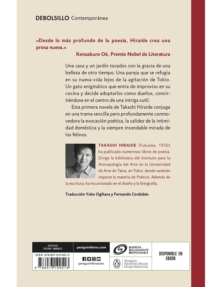 Libro El gato que venía del cielo de Takashi Hiraide de Takashi Hiraide 2