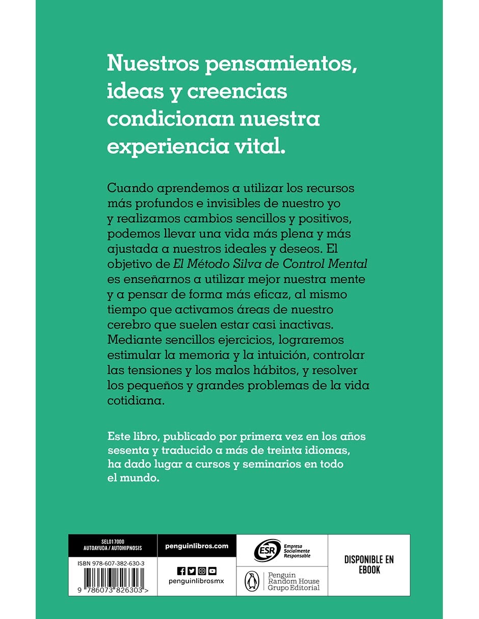 Libro El método silva de control mental de Philip Miele 2