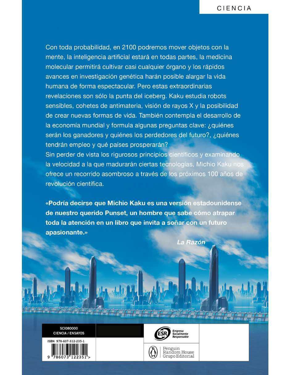 Libro La física del futuro de Kaku, Michio 2