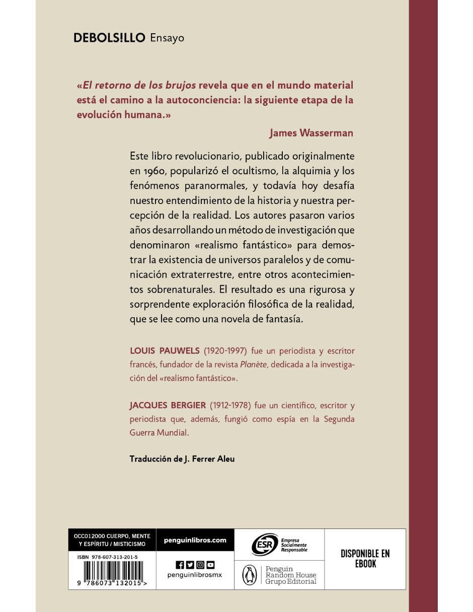 Libro El retorno de los brujos de Louis Pauwels 2