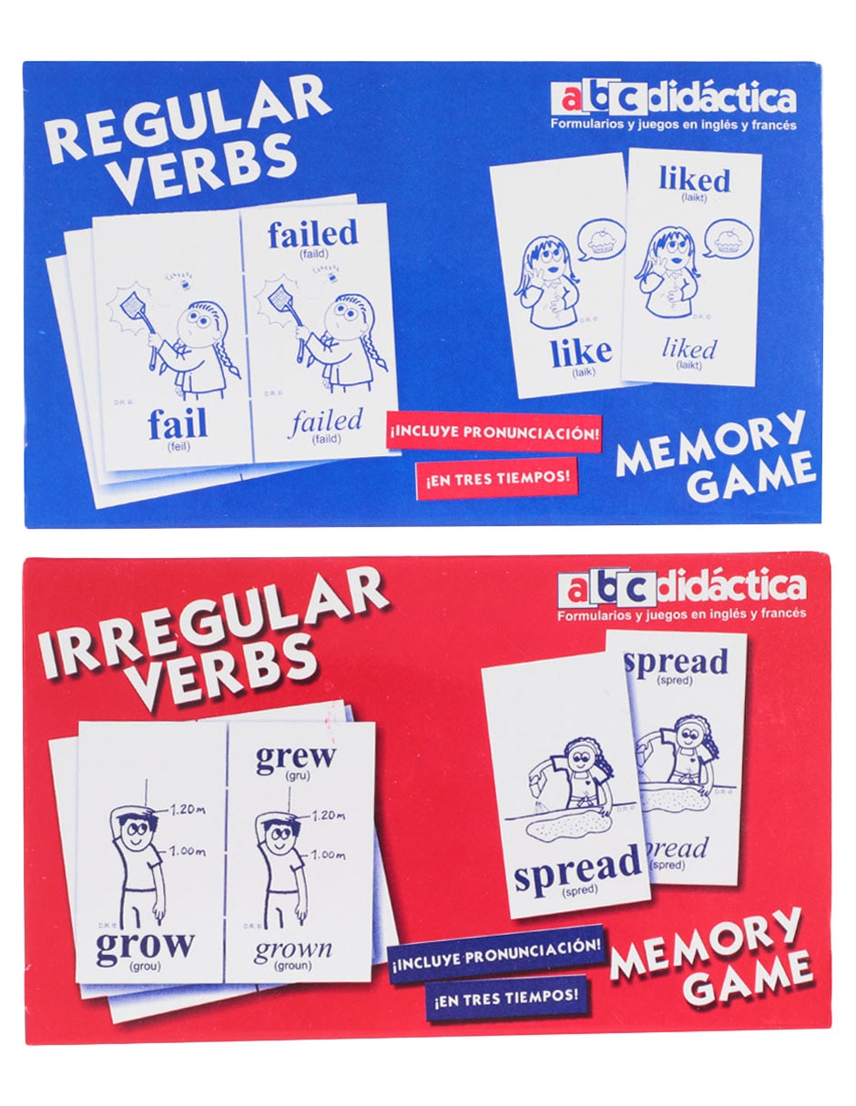 Colección Memorias De Verbos En Inglés Colección Memorias De Verbos En Inglés
