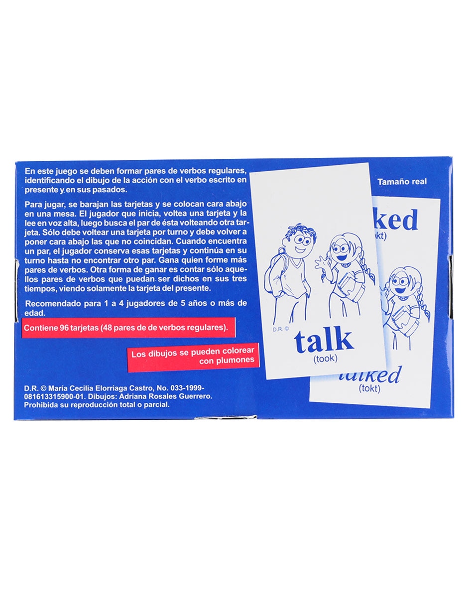 Colección Memorias De Verbos En Inglés 3