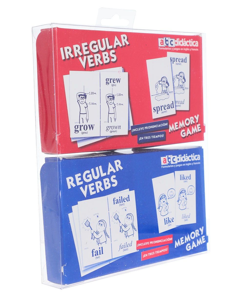Colección Memorias De Verbos En Inglés 8