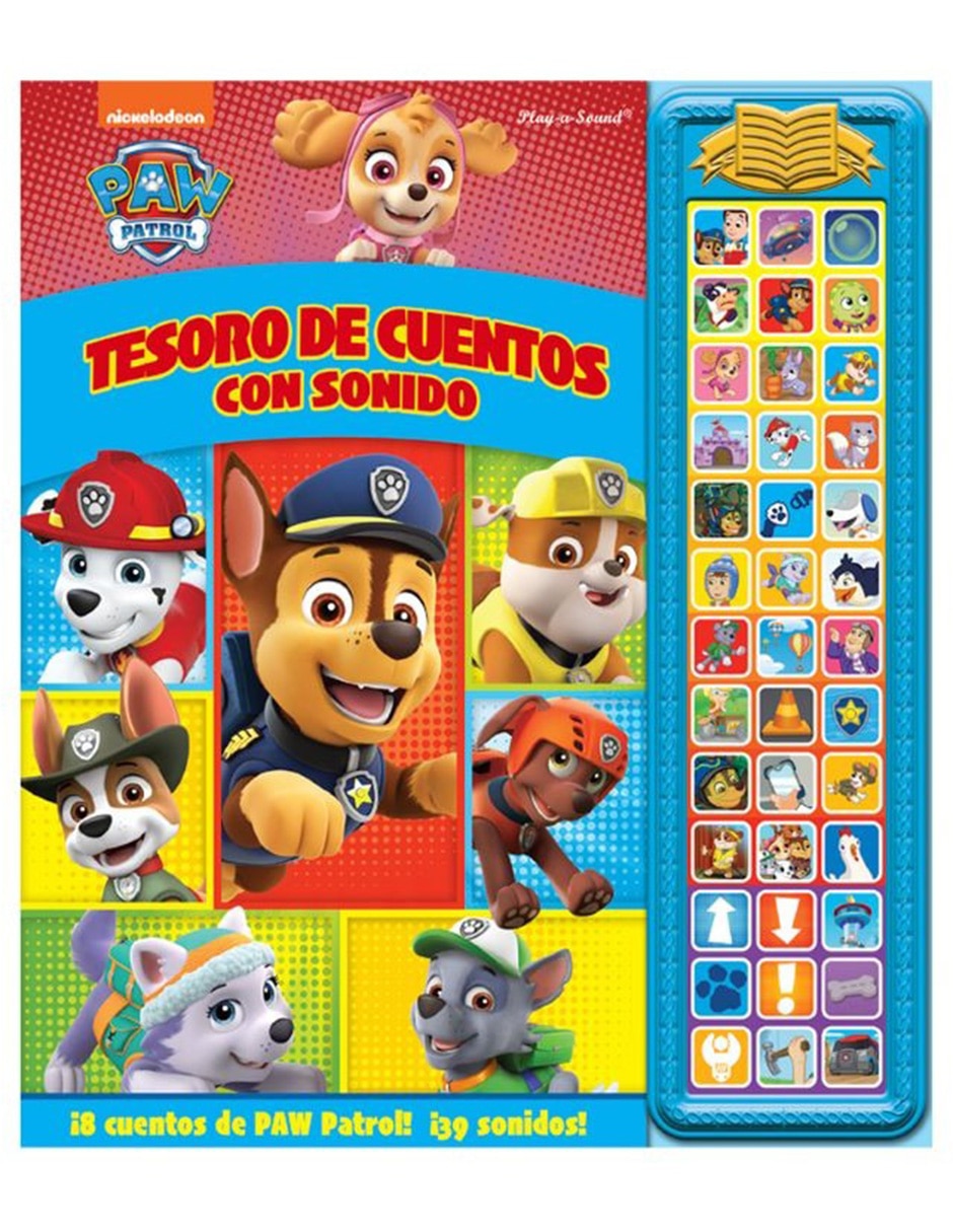 Libro Tesoro de cuentos con sonido de Paw Patrol Nickelodeon Libro Tesoro de cuentos con sonido de Paw Patrol Nickelodeon