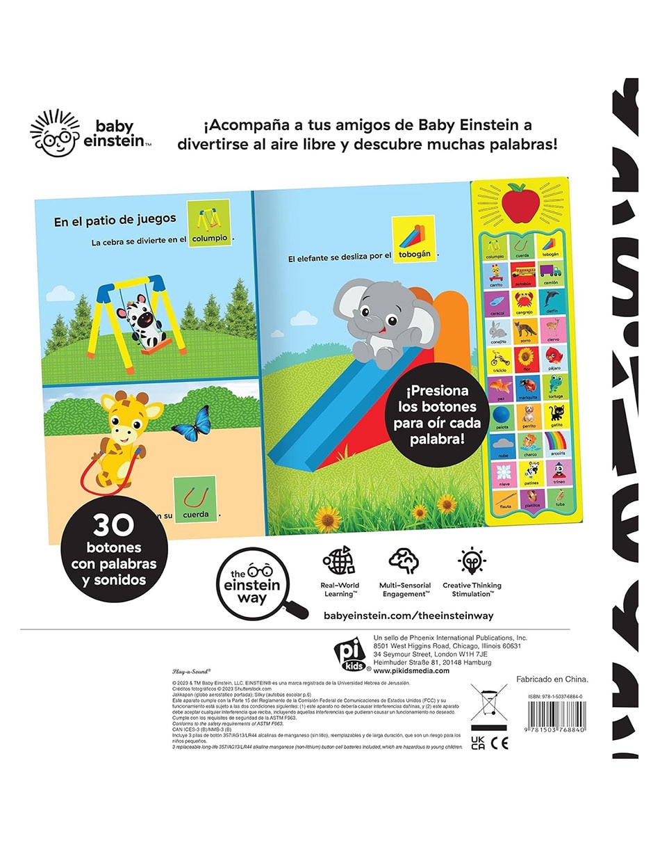 Libro Primeras palabras de Baby Einstein 2