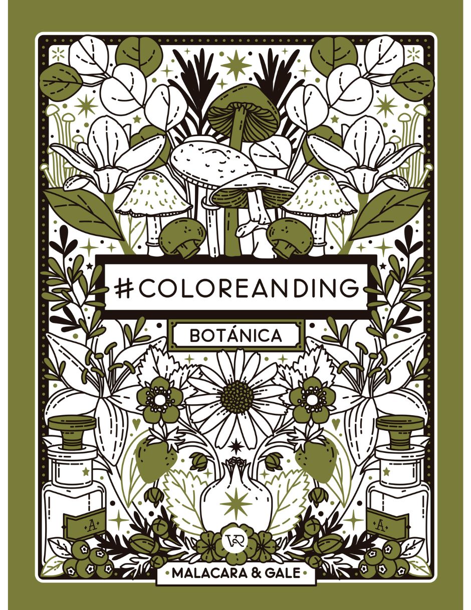 Libro #coloreanding bótanica de Malacara y Gale
