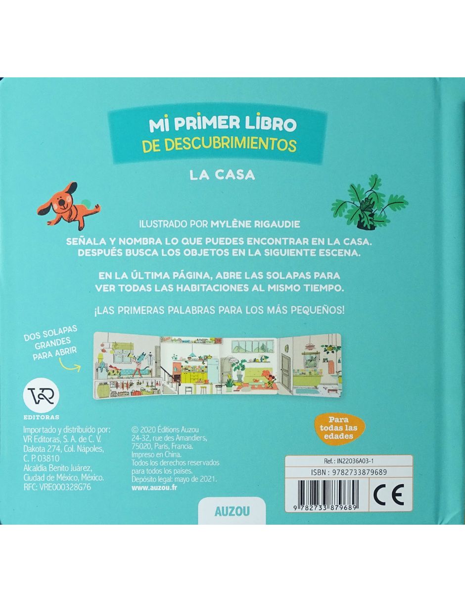 Mi primer libro de descubrimientos: la casa de Rigaudie Mylene 2
