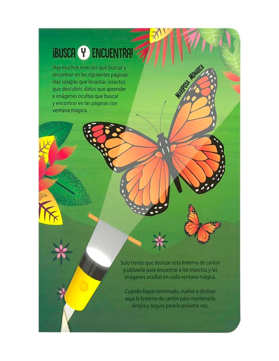 Libro Busca y encuentra linterna - insectos de 3