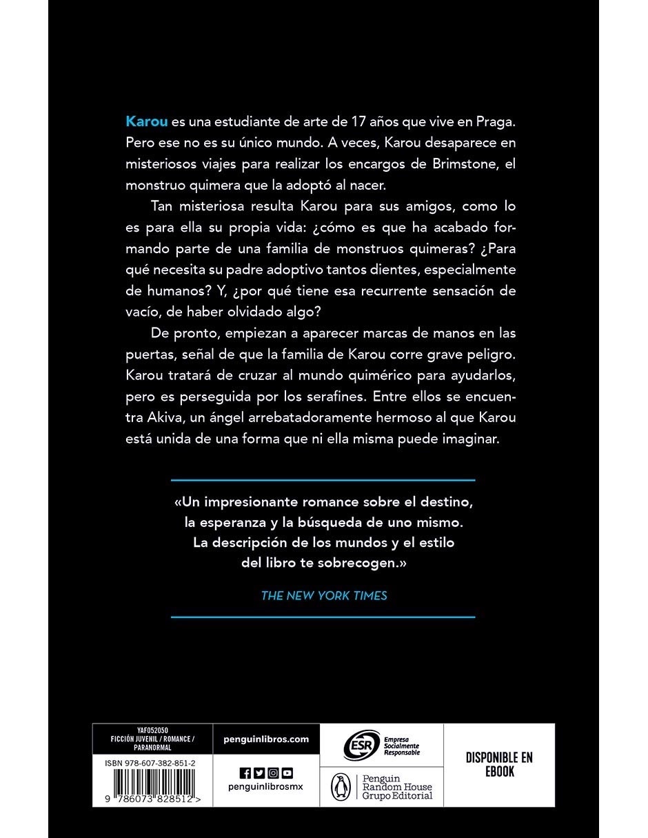 Libro Hija de humo y hueso de Laini taylor 2