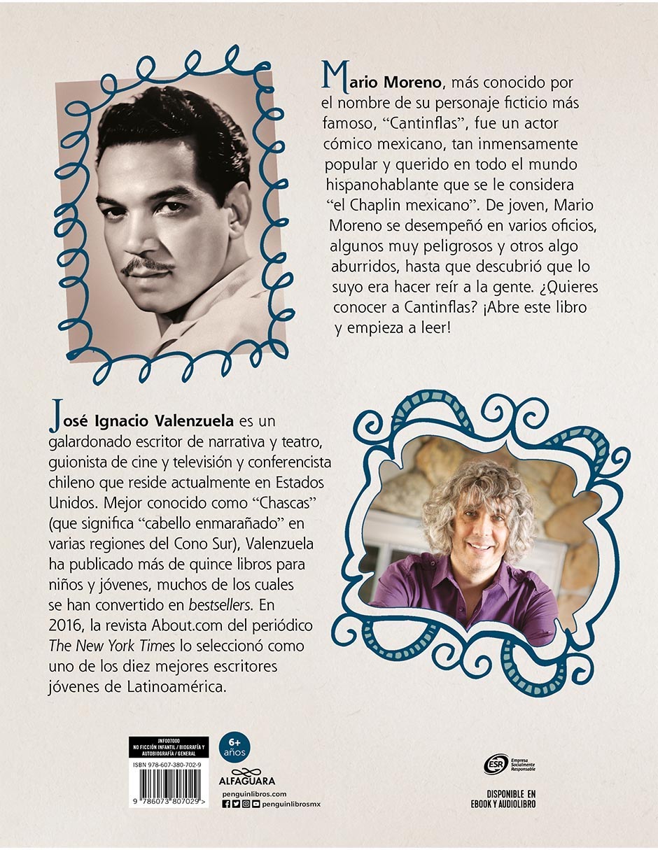 Libro Conoce a Mario Moreno Cantinflas de José ignacio valenzuela 2