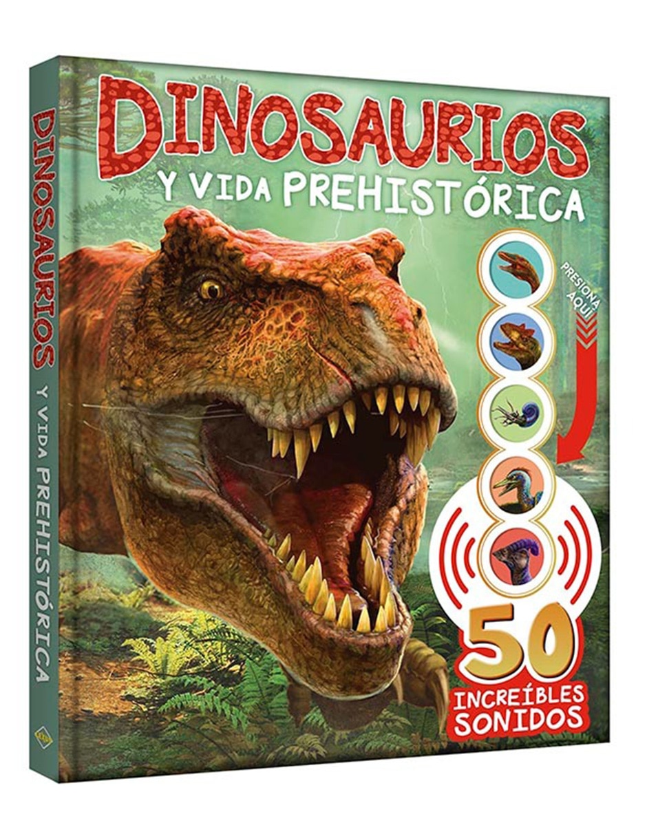 Libro Dinosaurios y vida prehistórica de Lexus