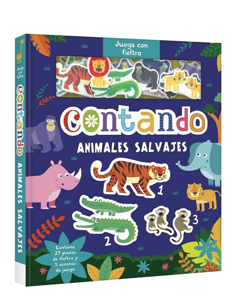 Libro Contando animales salvajes de Lexus