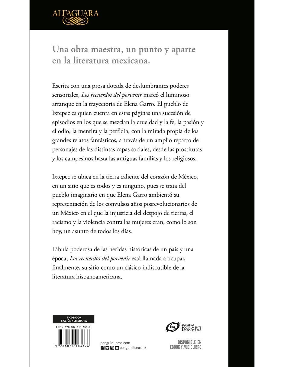 Libro Los recuerdos del porvenir de Elena Garro 2